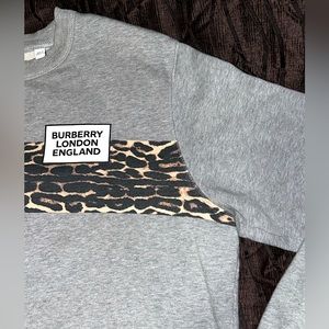 BURBERRY ENGLAND CHEETAH SWEATSHIRT